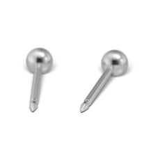 Bola 3mm, Plateada (Caja de 6 pares) - Studex Ibérica