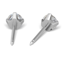 Circonita cúbica 4mm. Plateada (Caja de 6 pares) - Studex Ibérica