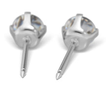 Circonita cúbica 5mm, Plateada Engarzado (Caja de 6 pares) - Studex Ibérica