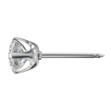 Circonita cúbica 5mm, Plateada Engarzado (Caja de 6 pares) - Studex Ibérica