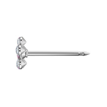 Daisy Abril Cristal & Octubre Rosa Plateada (Caja de 6 pares) - Studex Ibérica