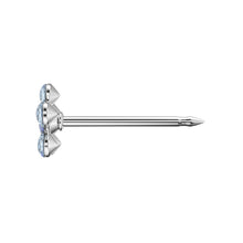 Daisy Zafiro Claro & Septiembre Zafiro Plateada (Caja de 6 pares) - Studex Ibérica