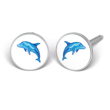 Delfín, Plateado (Caja de 6 pares) - Studex Ibérica