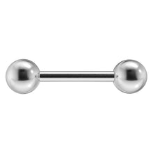 Barbell Bola 4mm, Plateado, 16GA 3/8 4mm (Caja de 6 pares) - Studex Ibérica
