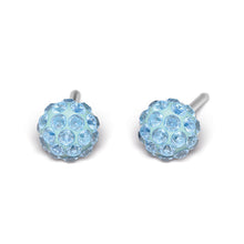 Bola de Fuego, 4,5mm. Aguamarina (Caja de 6 pares) - Studex Ibérica