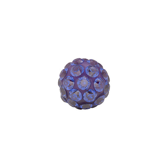 Bola de Fuego, 4,5mm. Azul Capri (Caja de 6 pares)