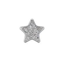 Estrella purpurina blanca, acero quirúrgico (Caja de 6 pares) - Studex Ibérica