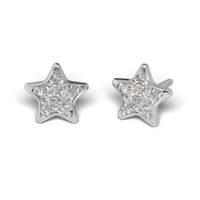 Estrella purpurina blanca, acero quirúrgico (Caja de 6 pares) - Studex Ibérica