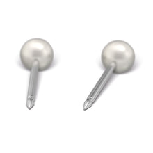 Perla, 3 mm Plateado (Caja de 6 pares) - Studex Ibérica