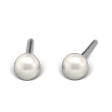 Perla, 3 mm Plateado (Caja de 6 pares) - Studex Ibérica