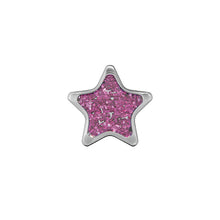 Estrella purpurina rosa Plateada (Caja de 6 pares) - Studex Ibérica