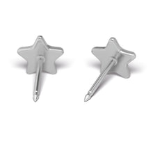 Estrella purpurina rosa Plateada (Caja de 6 pares) - Studex Ibérica