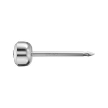 Abril Cristal 3mm. Bisel. Oro 14 Quilates. Chapado en rodio