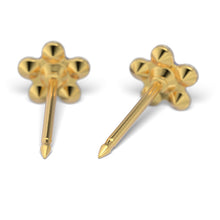 Daisy Abril Cristal & Septiembre zafiro. Oro amarillo 14 Quilates - Studex Ibérica