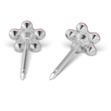 Daisy Octubre rosa & AB Cristal. Oro 14 Quilates, chapado en rodio - Studex Ibérica