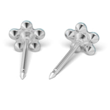 Daisy Marzo aguamarina & Abril Cristal. Oro 14 Quilates, chapado en rodio - Studex Ibérica