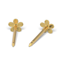 Flor blanca, Oro 14K - Studex Ibérica