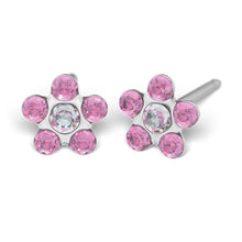 Daysi Oct. Rosa & Abril Cristal Oro Blanco 9 Quilates - Studex Ibérica