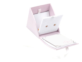 Bebé Daisy AB Cristal & Rosé Dorado - Contiene: 1 par de pendientes de perforación system75 palo corto + 1 toallitas limpiadoras + 1 par de cierres de bebé + 1 líquido desinfectante 7ml + 1 Cajita Joyero - Studex Ibérica