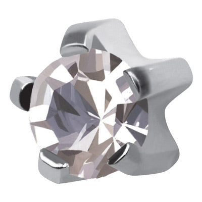 Cristal conjunto abril-prata regular