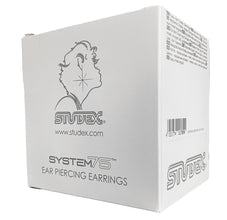 Bebé Daisy AB Cristal & Rosé Dorado (Caja de 6 pares) - Studex Ibérica