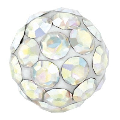 SENSITIVE™ Fireball Crystal AB 4,5 mm prata